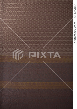 Close up of texture of Thai cotton knitted seamless pattern fabric. Close up of texture of Thai cotton knitted seamless pattern fabric. 85185863