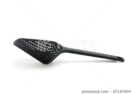 Colander ladle on white background 85187604