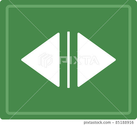 Simple icon illustration of button to open door 85188916