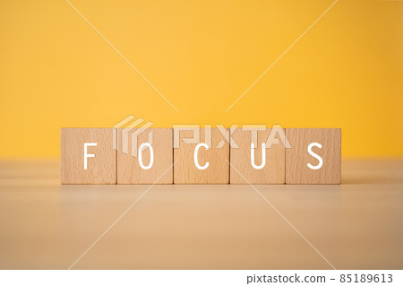 Building blocks with "FOCUS" written on them Building blocks with "FOCUS" written on them 85189613