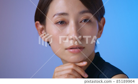 Colorful female multicolor cool beauty Colorful female multicolor cool beauty 85189904