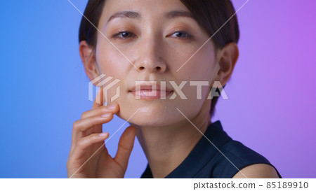 Colorful female multicolor cool beauty Colorful female multicolor cool beauty 85189910