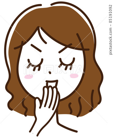 Female face, facial expression, smile, high-flying car Female face, facial expression, smile, high-flying car 85191092
