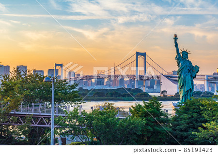 [東京街景] 台場周邊的夜景 85191423