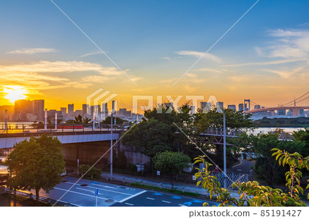 [東京街景] 台場周邊的夜景 85191427