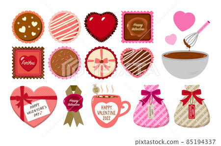 Valentine chocolate wrapping set Valentine chocolate wrapping set 85194337