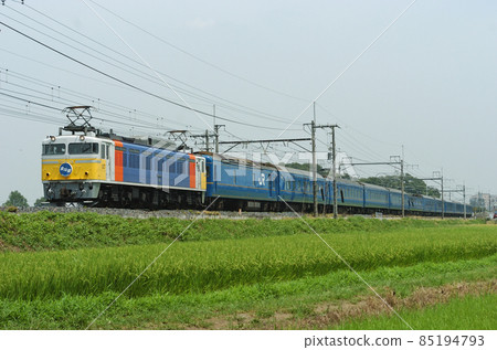 Tohoku Main Line Hasuda-Higashiomiya JR East EF81-79 (Tabata) + 24 series (Oku) Hokutosei 85194793