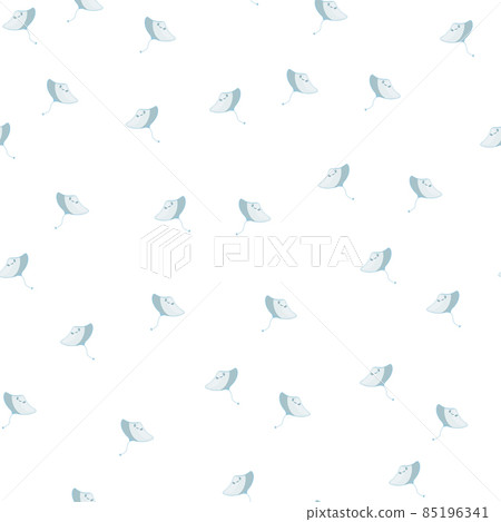 Stingray seamless pattern with scandinavian style. Underwater animals background. Vector illustration for children funny textile. Stingray seamless pattern with scandinavian style. Underwater animals background. Vector illustration for children funny textile. 85196341