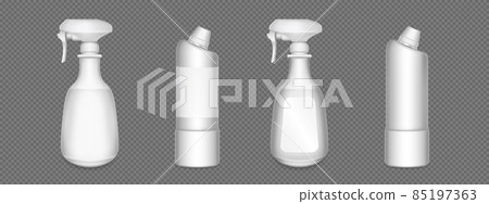 Household chemicals bottles, detergent, cleanser Household chemicals bottles, detergent, cleanser 85197363