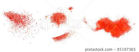 Scatters of red pepper powder Scatters of red pepper powder 85197365