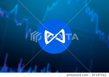 Axie Infinity Cryptocurrency. AXS coin growth chart on the exchange, chart 85197562
