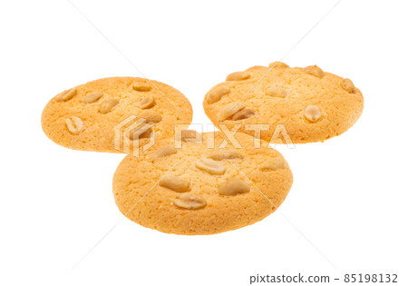 cookies with peanuts isolated cookies with peanuts isolated 85198132