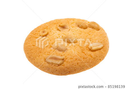 cookies with peanuts isolated cookies with peanuts isolated 85198139