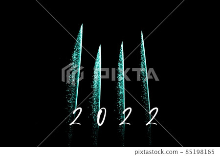Happy new year 2022 turquoise fireworks years eve Happy new year 2022 turquoise fireworks years eve 85198165