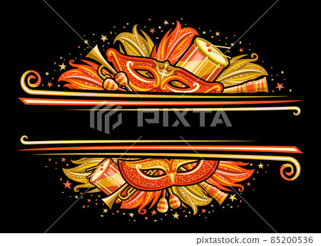 Vector Border for Brazil Carnival 85200536