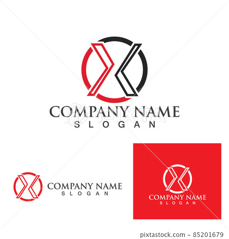 X Letter Logo Template vector icon X Letter Logo Template vector icon 85201679