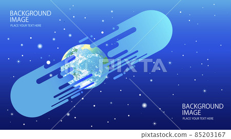 Space science image cover and video thumbnail design template 85203167