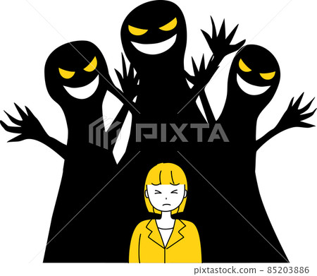 被噁心的人和噁心的話語所支配的女人 85203886