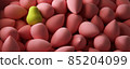 beauty background a bunch of pink gentle sponges and one contrast green conflict for makeup banner dark key 85204099