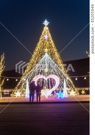 Illuminations in the Nakayama Bonchi Road Station, Takayama Village, Gunma Prefecture Illuminations in the Nakayama Bonchi Road Station, Takayama Village, Gunma Prefecture 85205049