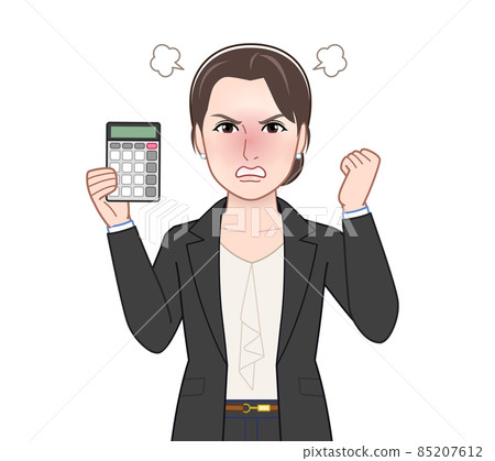 A woman in a fashionable suit A woman in a fashionable suit 85207612