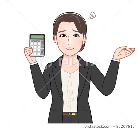 A woman in a fashionable suit A woman in a fashionable suit 85207613