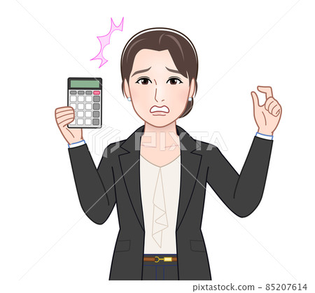 A woman in a fashionable suit A woman in a fashionable suit 85207614