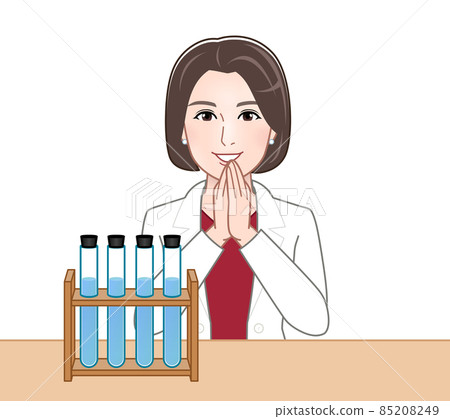 Medical professional in a lab coat Medical professional in a lab coat 85208249