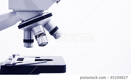 Microscope Isolated on the White Background 85209827