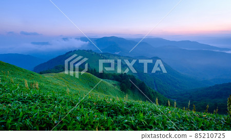 Shinshu Venus Line, the dawn of Mt. Miune 85210725