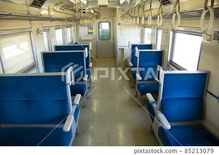 JR Hokkaido Kiha 40 series 1700 series] Inside - Stock Photo