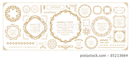 Elegant frame design. A luxurious treatment. Elegant frame design. A luxurious treatment. 85213664