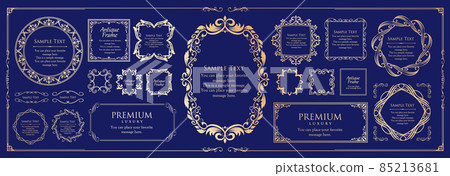 Elegant frame design. A luxurious treatment. Elegant frame design. A luxurious treatment. 85213681