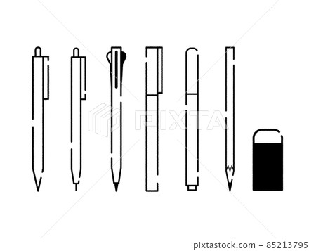 Stationery, writing utensils, pen, eraser 85213795