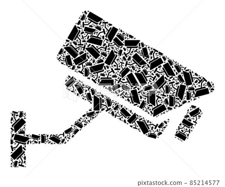CCTV Camera Recursion Icon Composition of Self Items 85214577