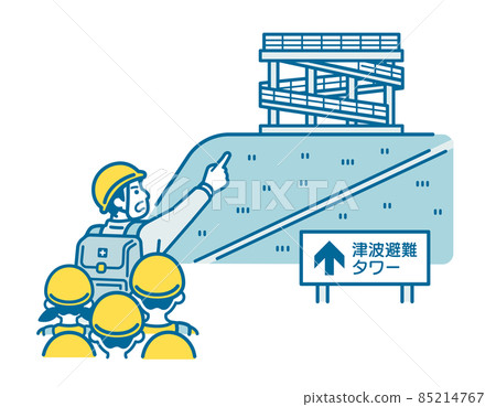 Tsunami evacuation tower 85214767