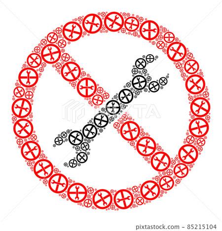 Stop Repair Fractal Icon Collage of Self Icons Stop Repair Fractal Icon Collage of Self Icons 85215104