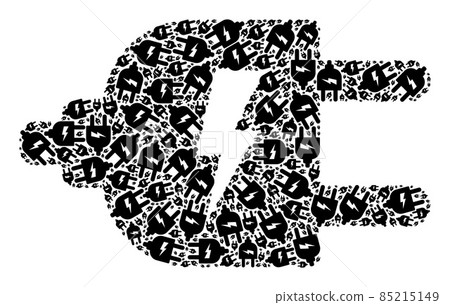 Electric Source Recursive Icon Collage of Self Items Electric Source Recursive Icon Collage of Self Items 85215149