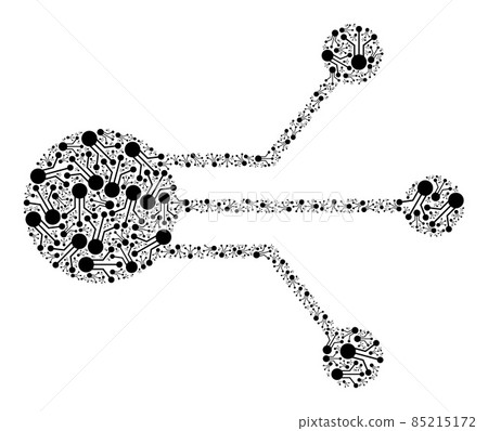 Sensor Links Fractal Icon Mosaic of Self Items-插圖素材 [85215172] - PIXTA圖庫
