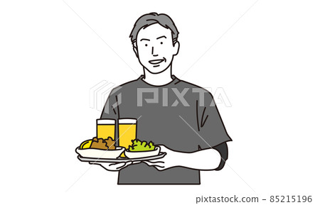 Recruitment image of a man working in a pub 85215196