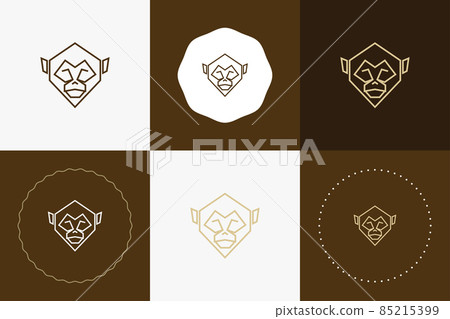Minimal line versatile animal circle badge design Minimal line versatile animal circle badge design 85215399