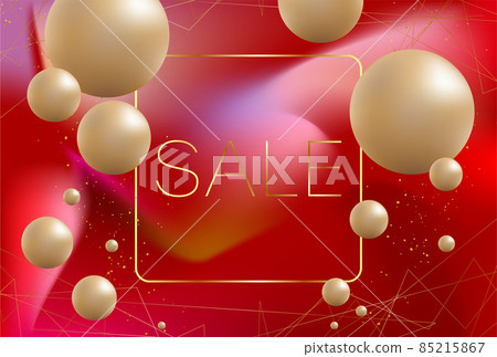 Balloons for New Year bargain sale 3D abstract fashionable background material Balloons for New Year bargain sale 3D abstract fashionable background material 85215867