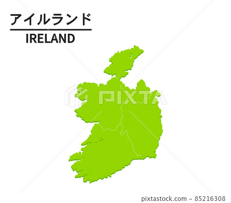愛爾蘭世界地圖插圖 85216308