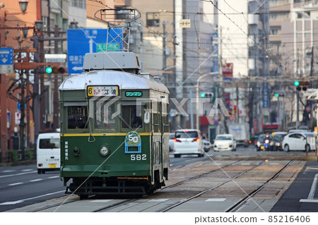 Hiroshima Electric Railway tram 26 570 type 582 85216406