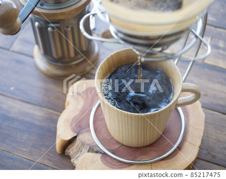 熱咖啡熱飲圖片素材 85217475