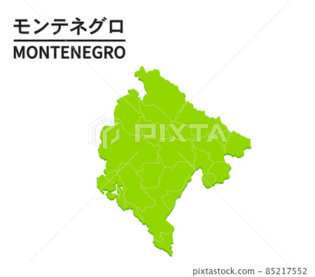 黑山共和國的世界地圖插圖 黑山共和國的世界地圖插圖 85217552