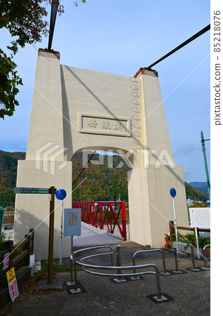 Mino Bridge Bridge Gate Nagara River Mino City 85218076
