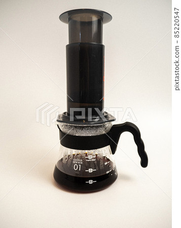 Coffee brewed with AeroPress Coffee brewed with AeroPress 85220547