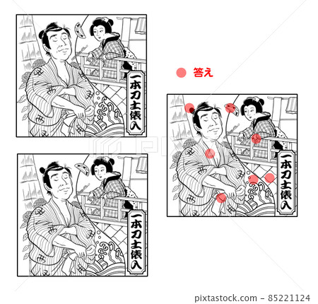 Kabuki, Find the Difference, Enter the Dohyo 85221124