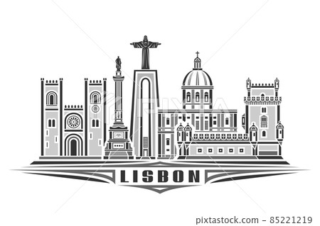 Vector illustration of Lisbon Vector illustration of Lisbon 85221219